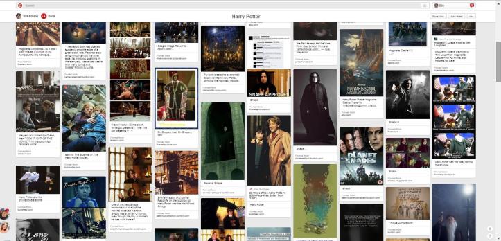 Here's my Harry Potter board on Pinterest... it's intense I tell ya!